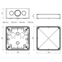 Junction box gray IP66 126x126x76mm - Image 2