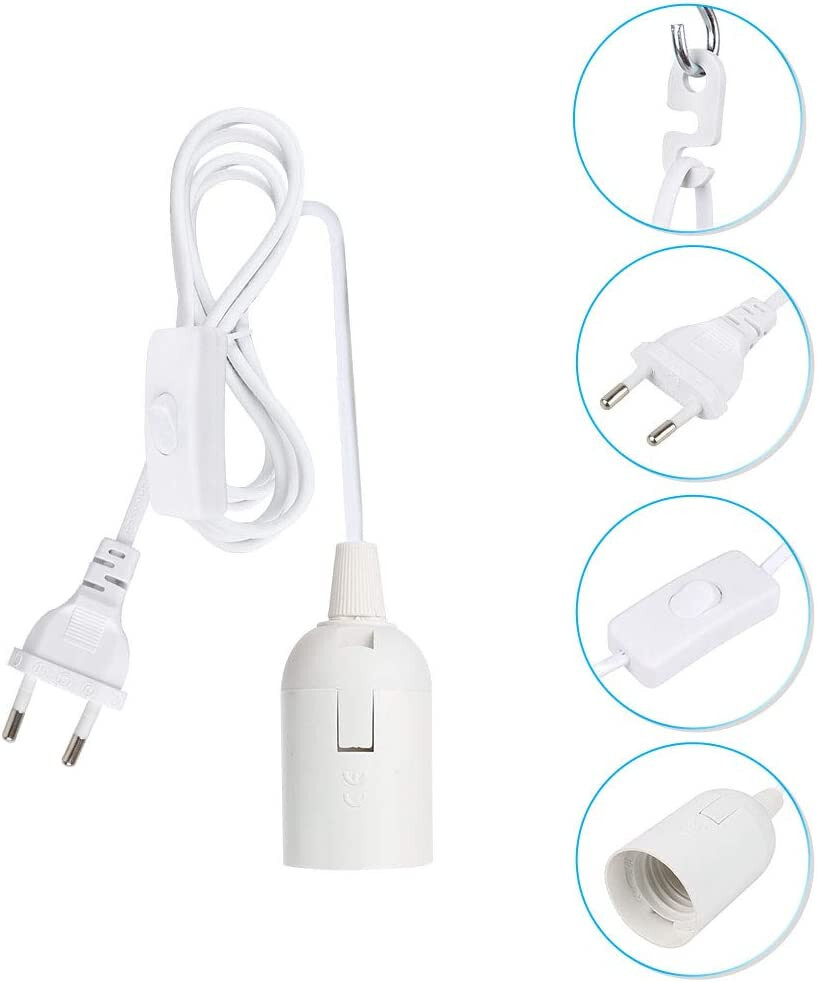Lamp holder E14 with switch - Image 2
