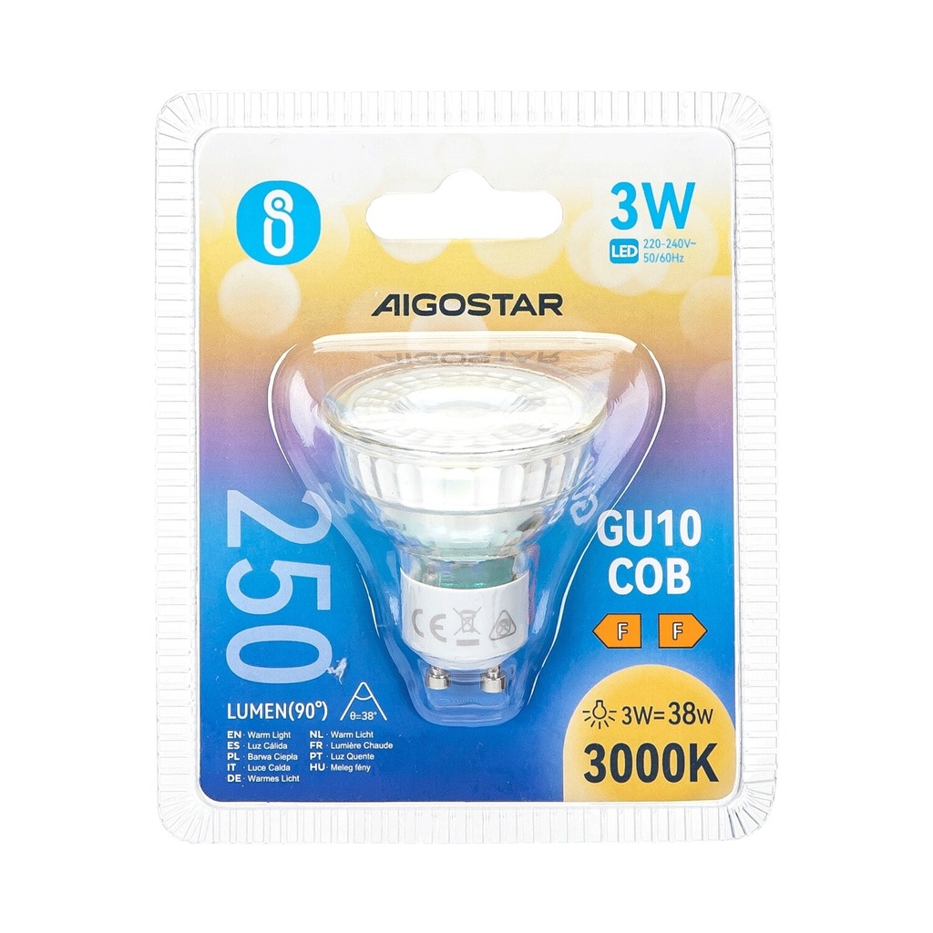 LED 3W GU10 3000K - Image 6