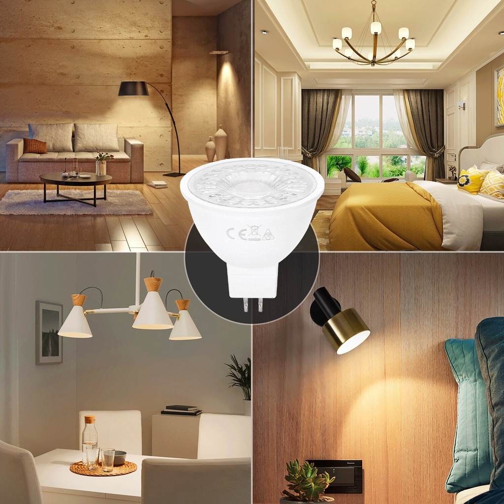 LED 6W COB MR16 GU5.3 12V - Image 3