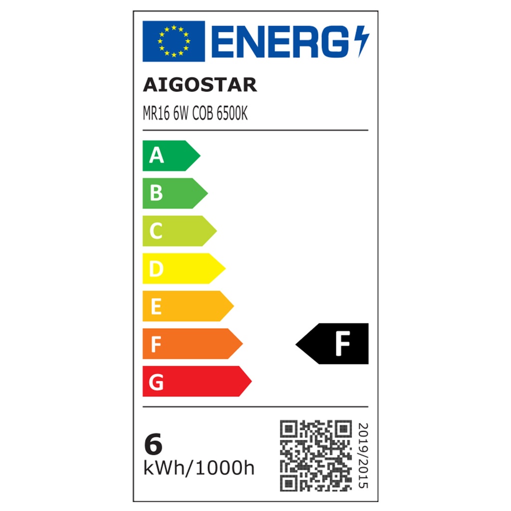 LED 6W COB MR16 GU5.3 12V cold white 6500K - Image 6