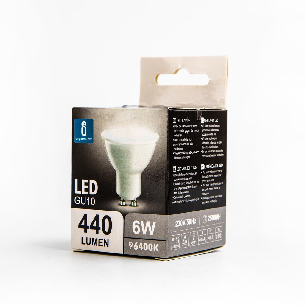 LED 6 W GU10 6400K - Image 3
