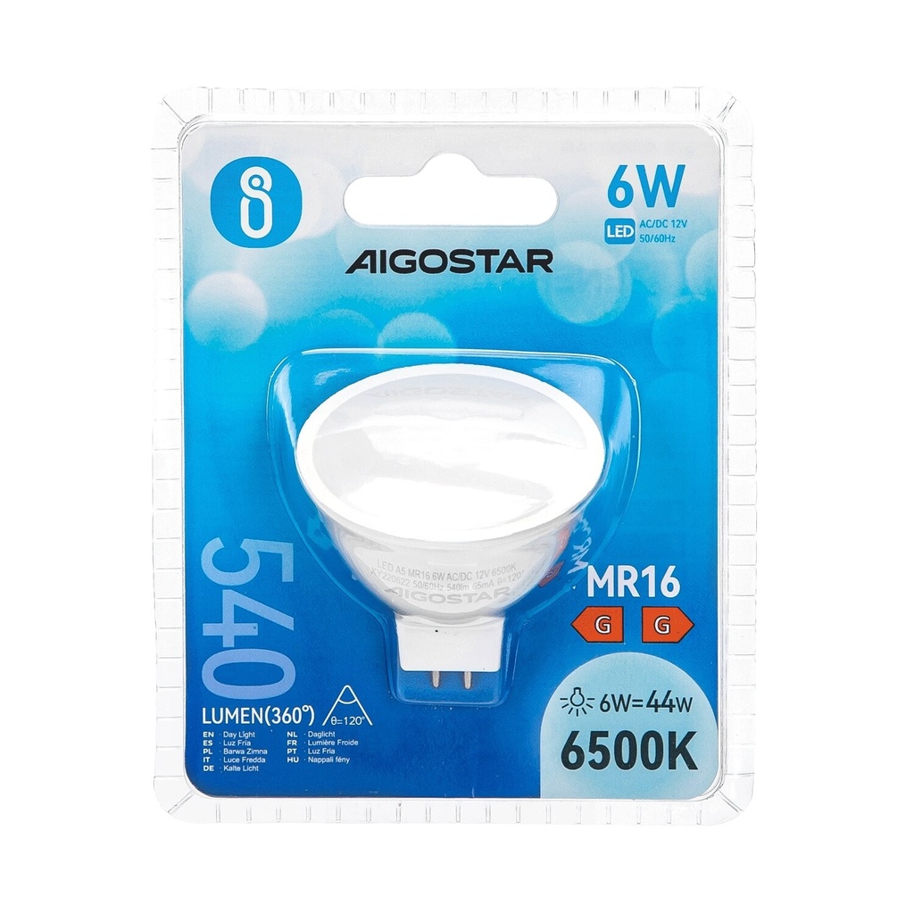 LED 6W MR16 GU5.3 12V 6500K - Image 4