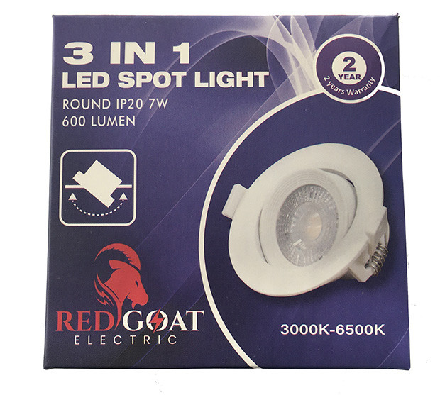 LED 7 W Downlight CCT, adjustable color temperature - Image 3