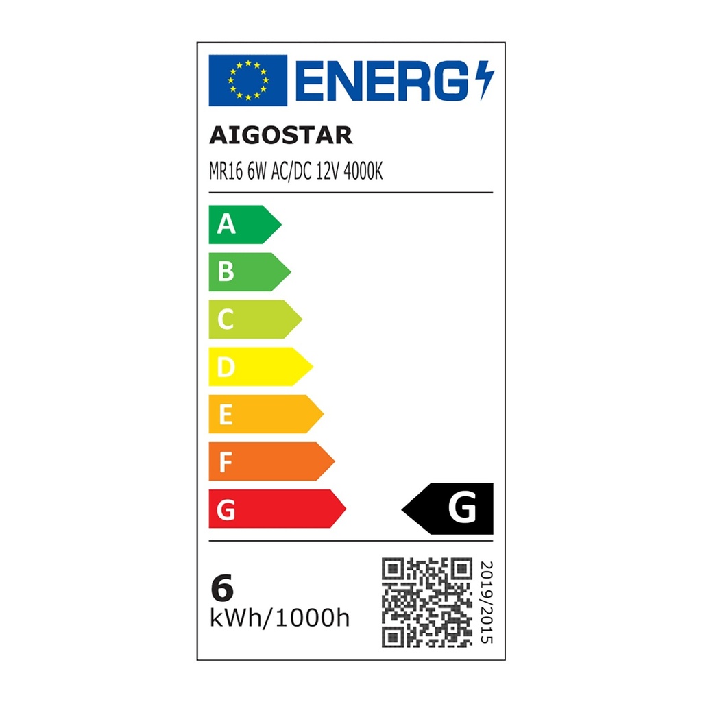 LED A5 GU5.3 MR16 6W 4000K - Image 6