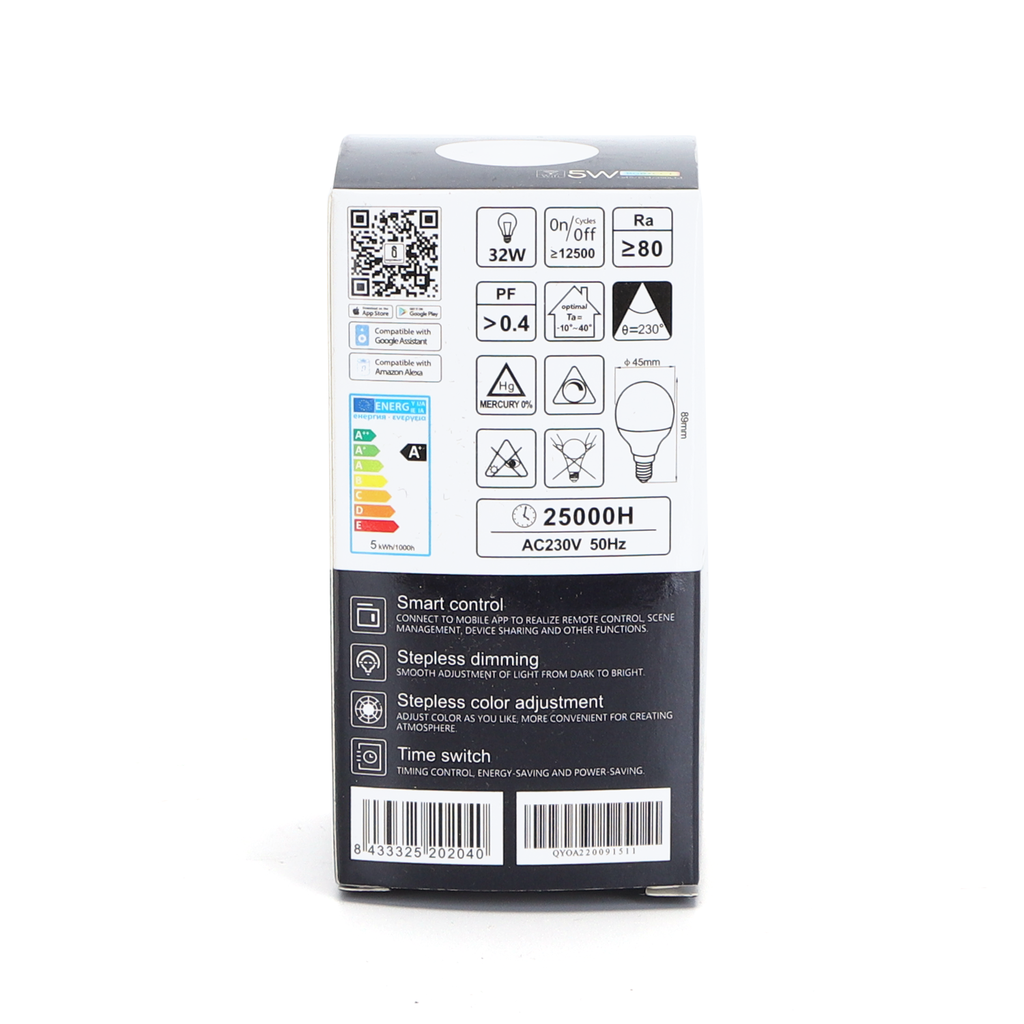 LED BULB G45 E14 5W WIFI RGB+CCT - Image 9