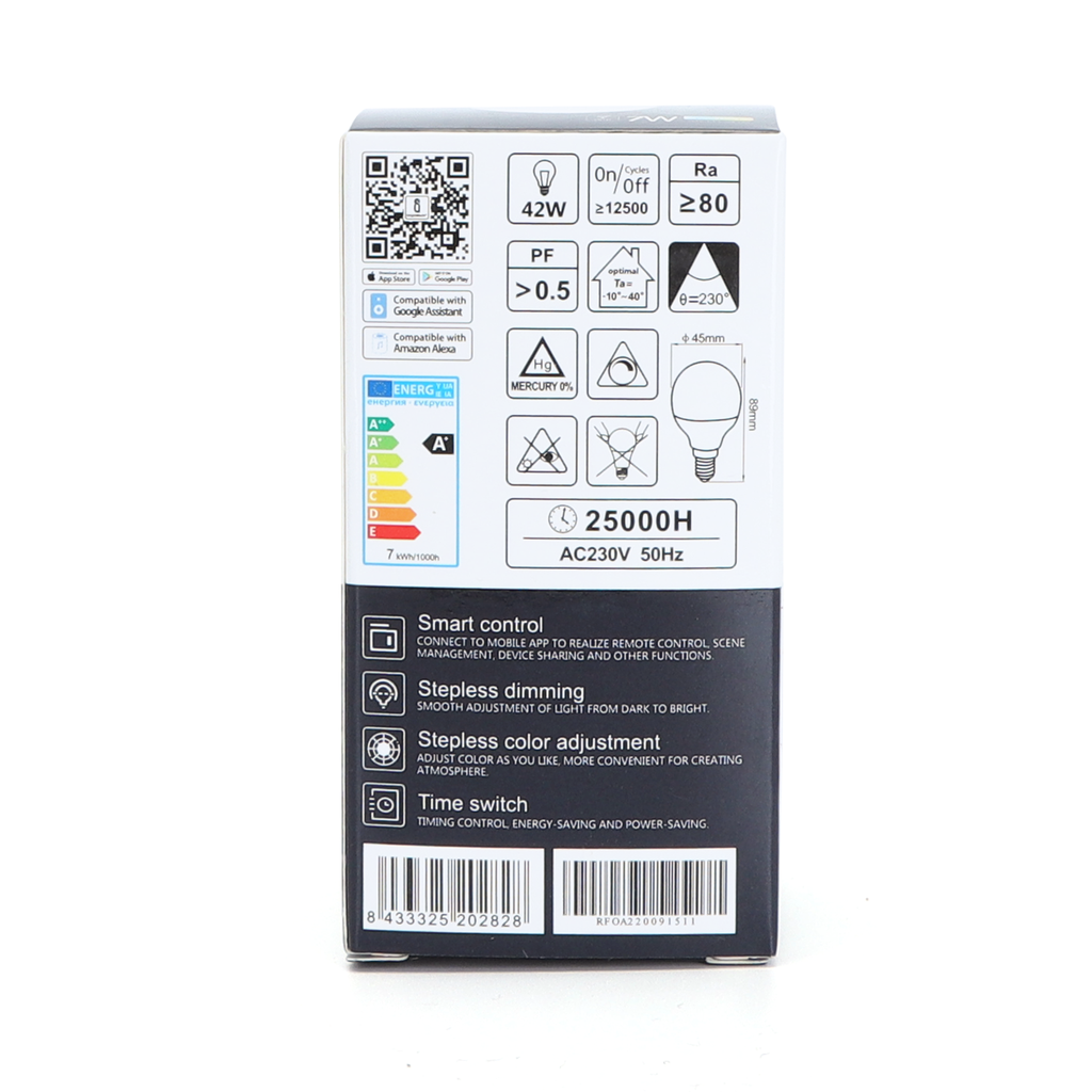 LED BULB G45 E14 7W WIFI RGB+CCT - Image 10
