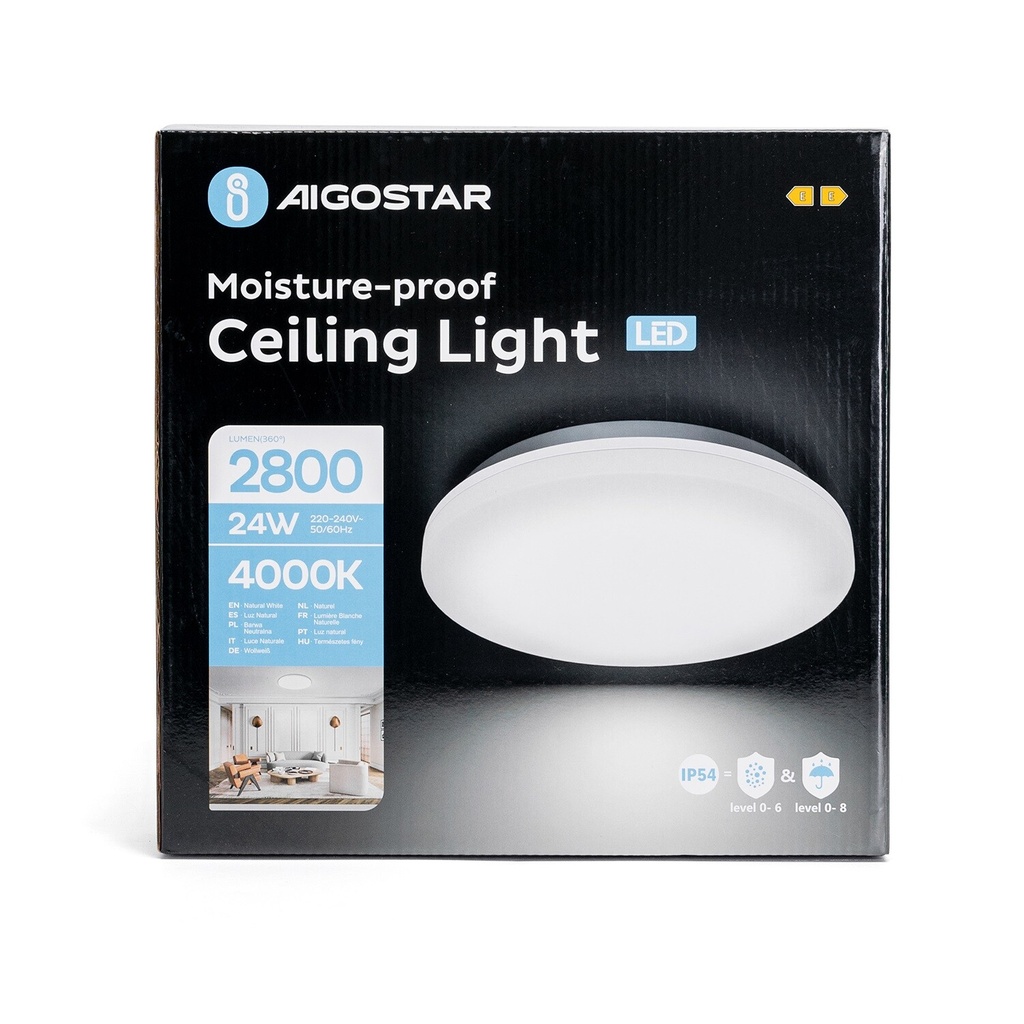 LED ceiling light 24W 4000K IP54 - Image 6