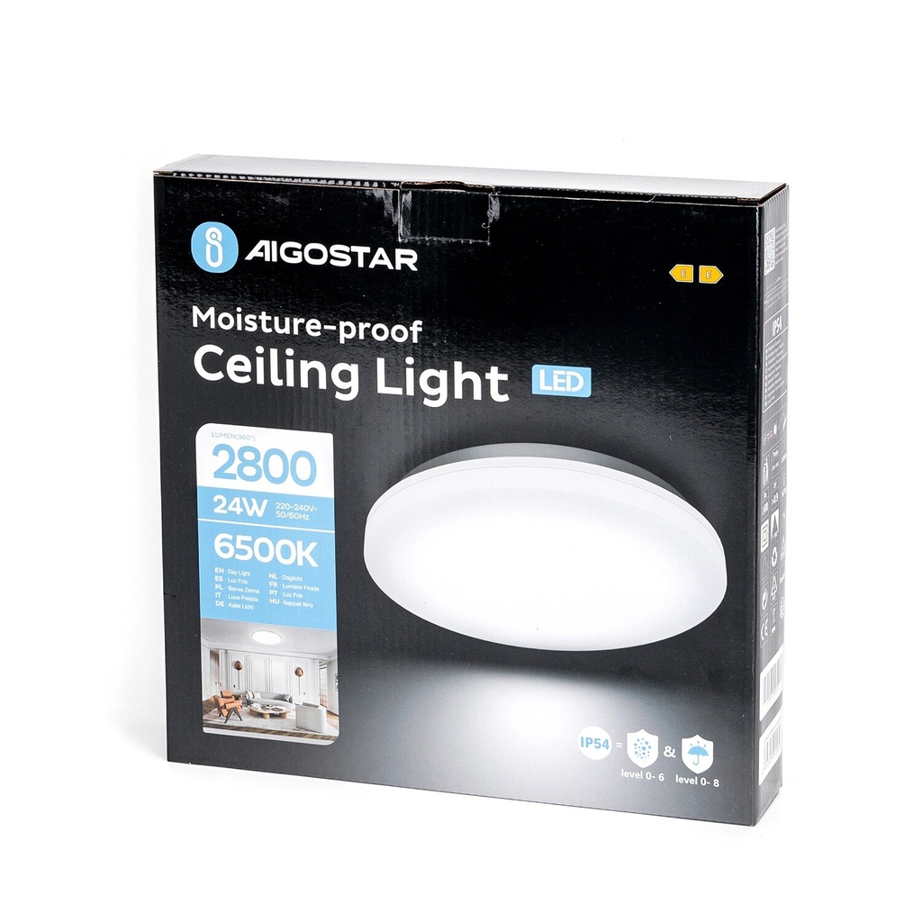 LED ceiling light 24W 6500K IP54 - Image 7