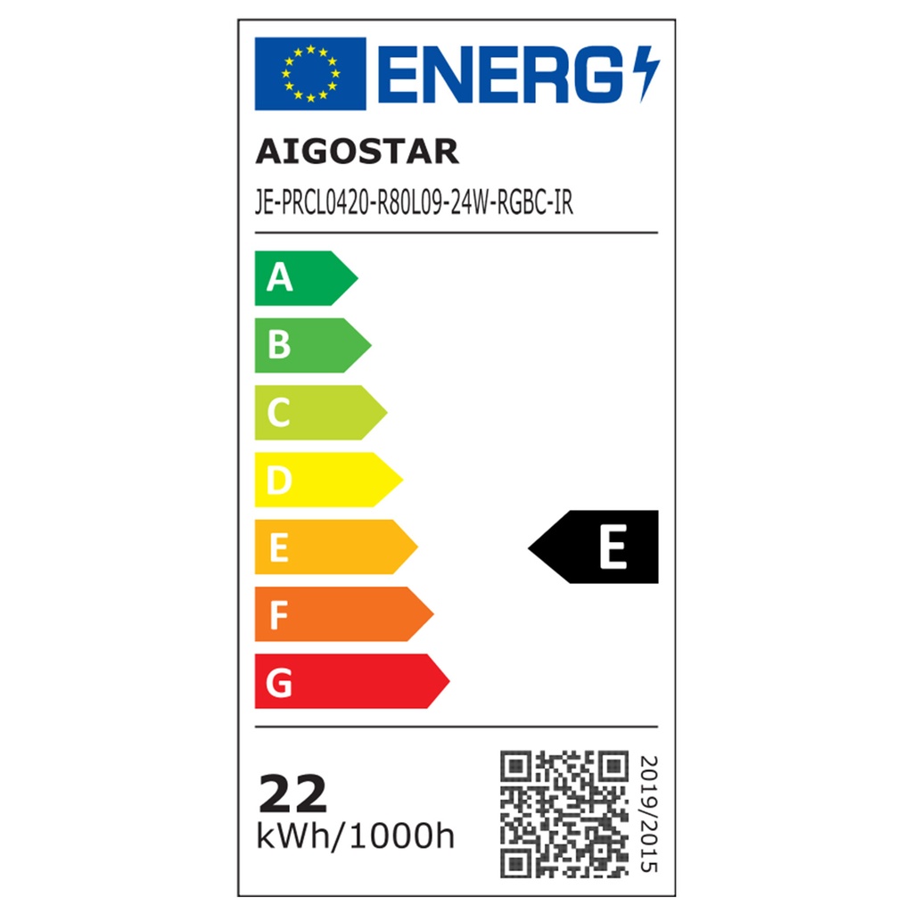 LED ceiling light 24W RGB + CCT with remote - Image 8