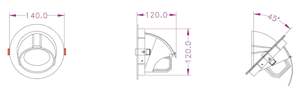 LED Ceiling spotlight Maxi COB 10W 4000K - Image 7