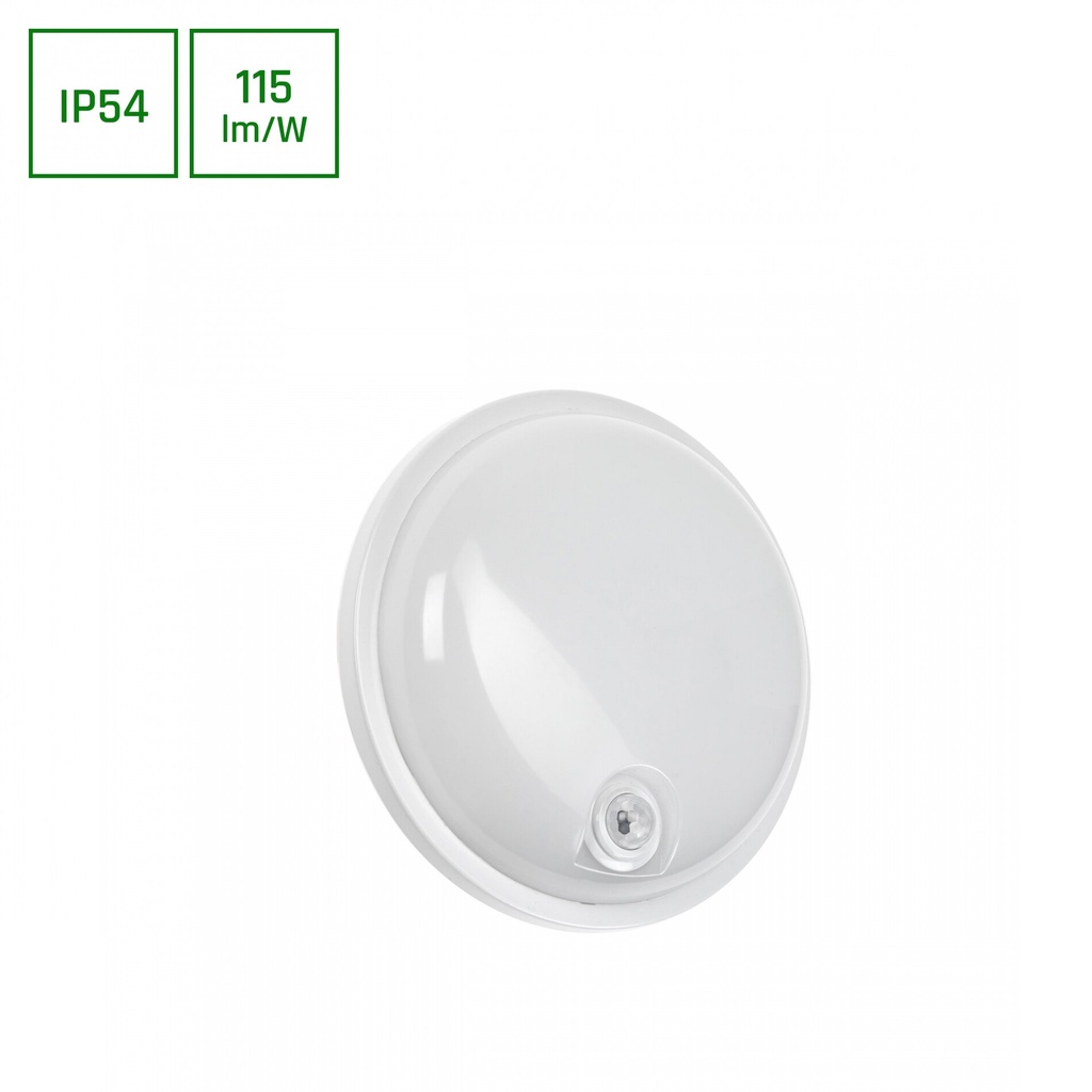 LED ceiling/wall lamp with IP54 20W 4000K PIR sensor - Image 2