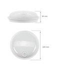 LED ceiling/wall lamp with IP54 20W 4000K PIR sensor - Image 3
