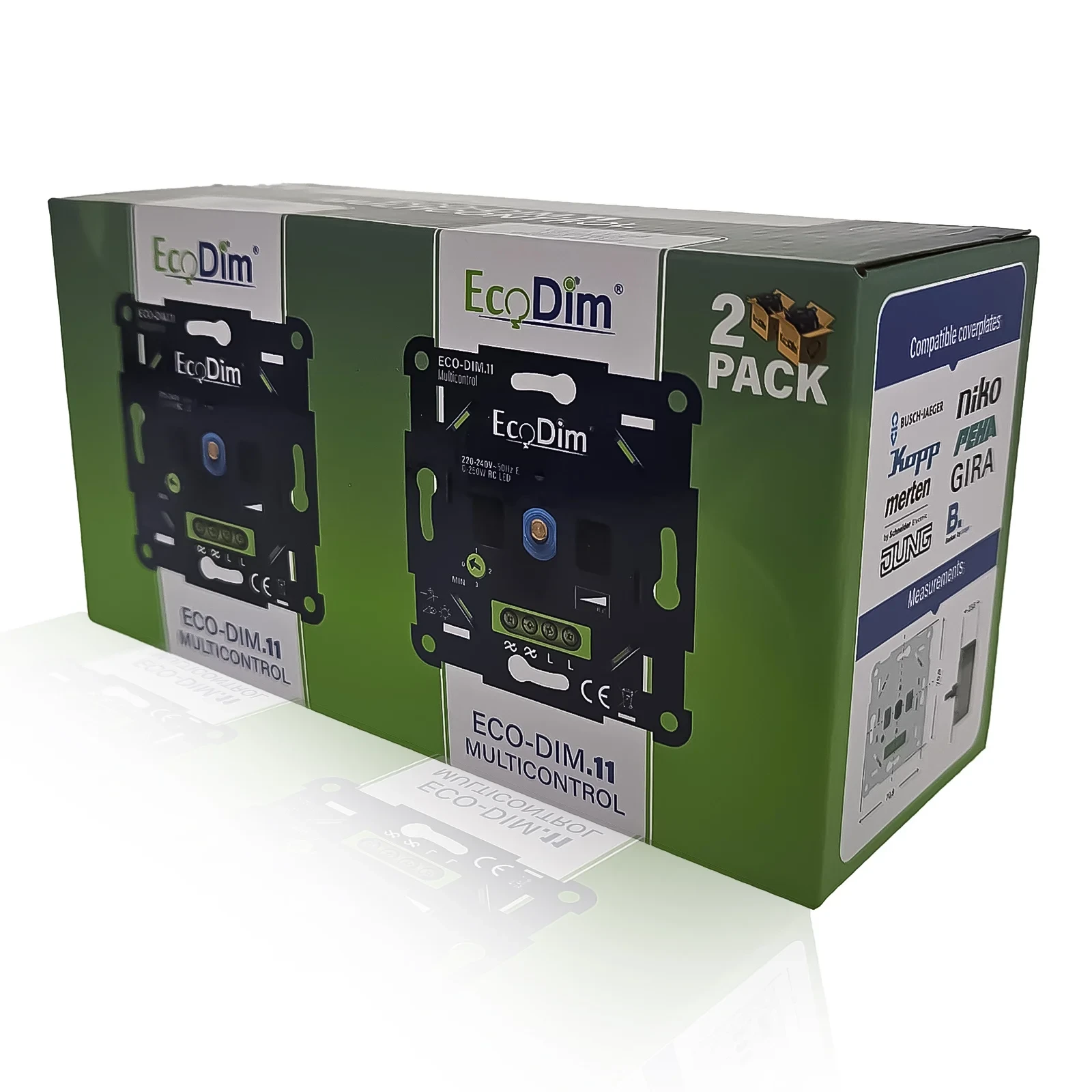 LED dimmer Ecodim Multicontrol 0-250W Duo pack - Image 6