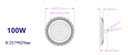 LED DOB UFO High Bay 100W 6000K IP65 - Image 9