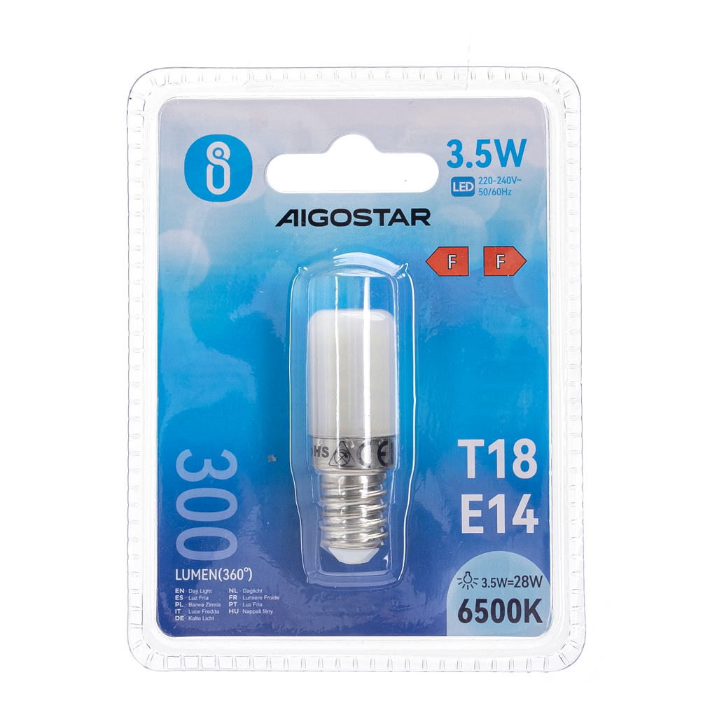 LED E14 T18 3,5W 6500K - Image 3