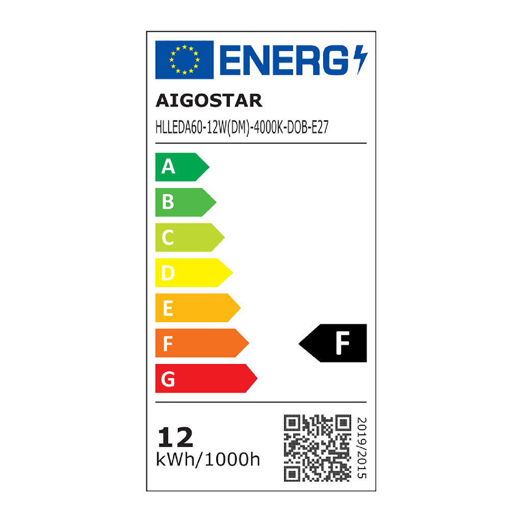 LED E27 A60 12W 4000K 840 DIM - Image 6