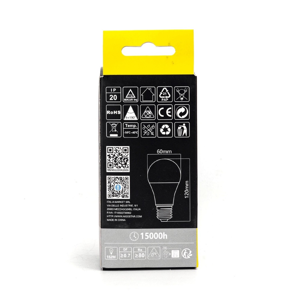 LED E27 A60 24W 4000K 840 - Image 3