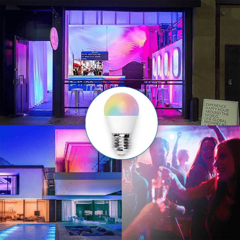 LED E27 G45 RGB+W - Image 3