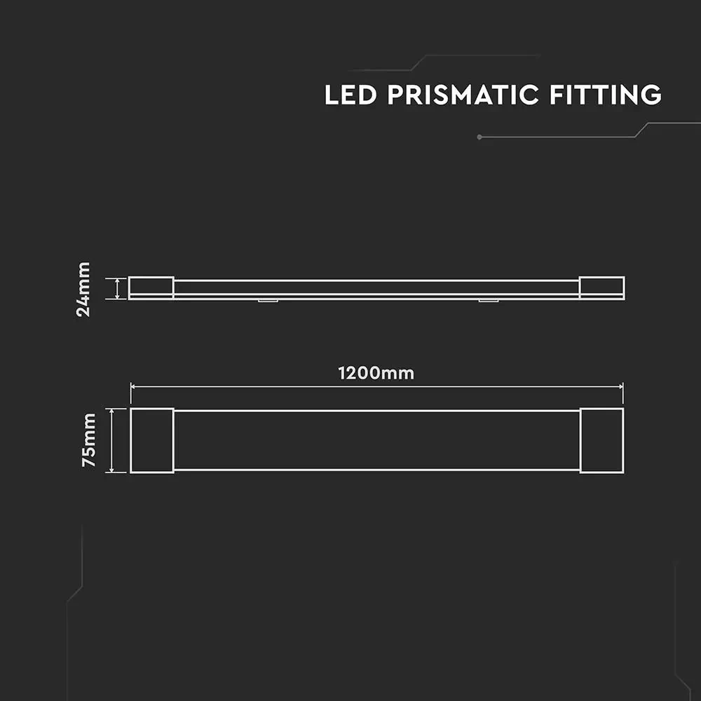 30W LED Luminaire 120cm 4000K 155lm/W - Image 3