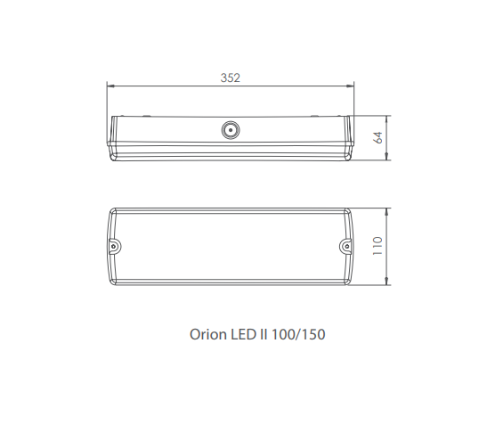 LED Emergency Lighting Orion LED 150 3h SA AT - Image 3