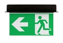 LED Emergency Lighting Suprema D-std SA 3H AT IP54 NT [BLK] Black - Image 2