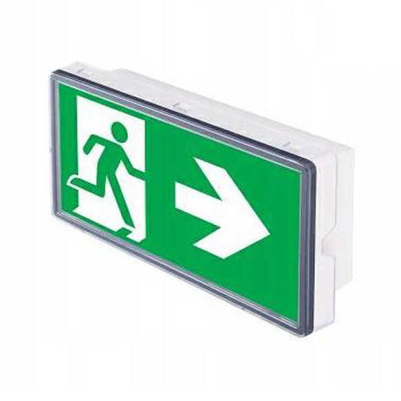 LED Emergency Lighting Vella ECO SO 250 SA 3H MT IP65 White - Image 2