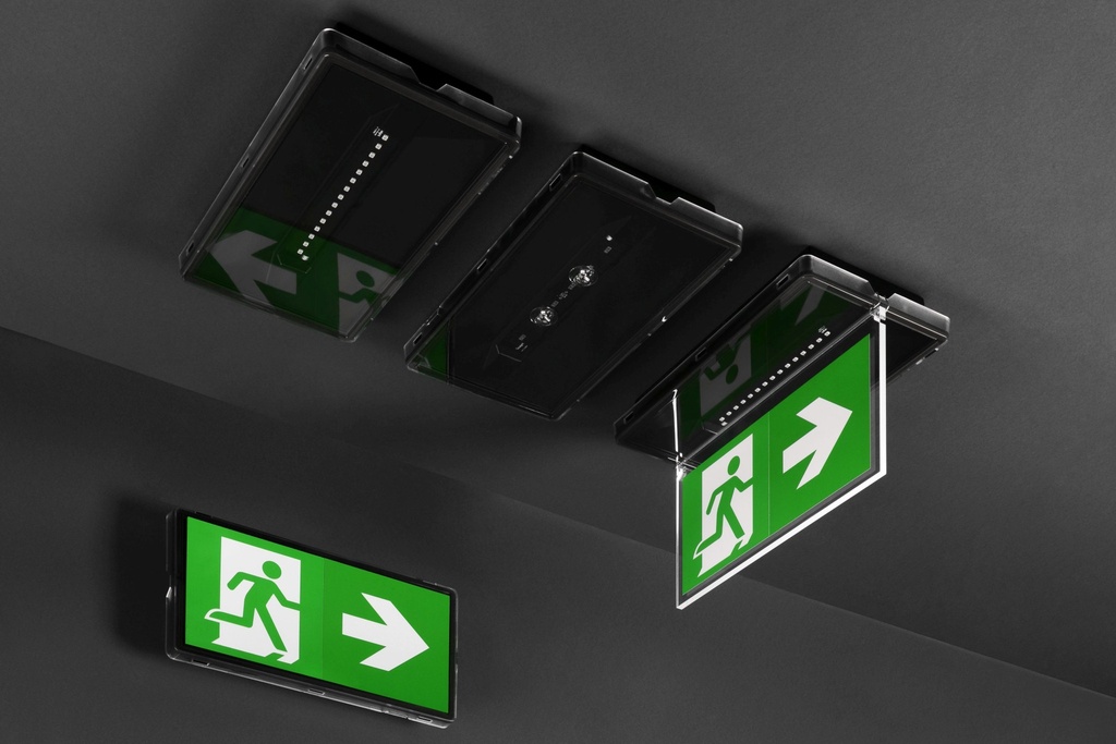 LED Emergency Lighting Vella SO 150 SA 3H AT IP65 Black - Image 5