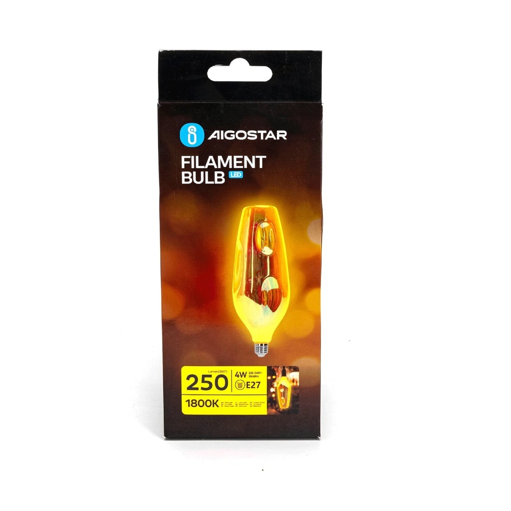 LED Filament Alien E27 CR110 4W Warm Light 1800K Extra warm white - Image 3