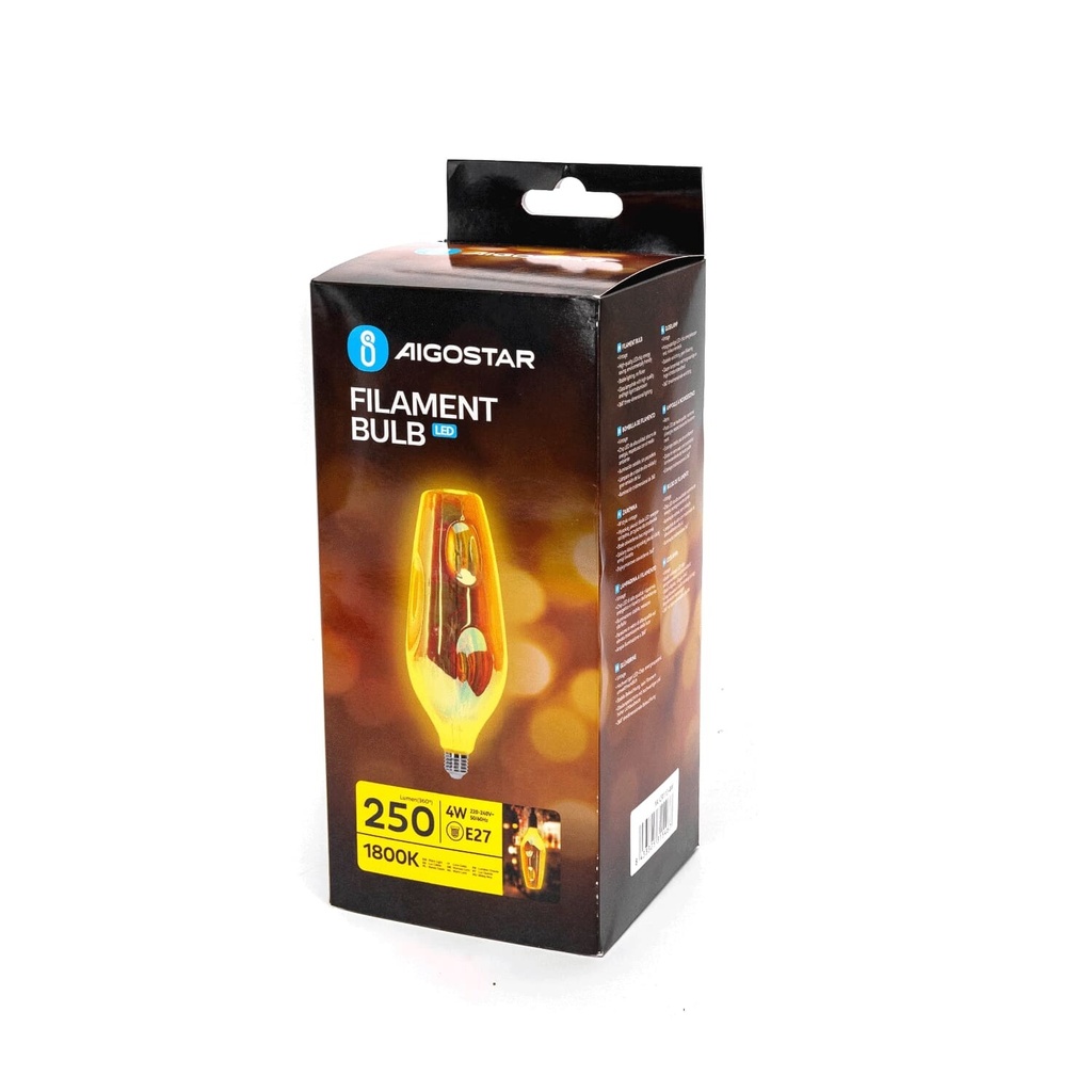 LED Filament Alien E27 CR110 4W Warm Light 1800K Extra warm white - Image 4