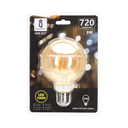LED filament E27 G95 8W Amber - Image 6