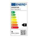 LED filament lamp E14 G45 4W 2200K - Image 4