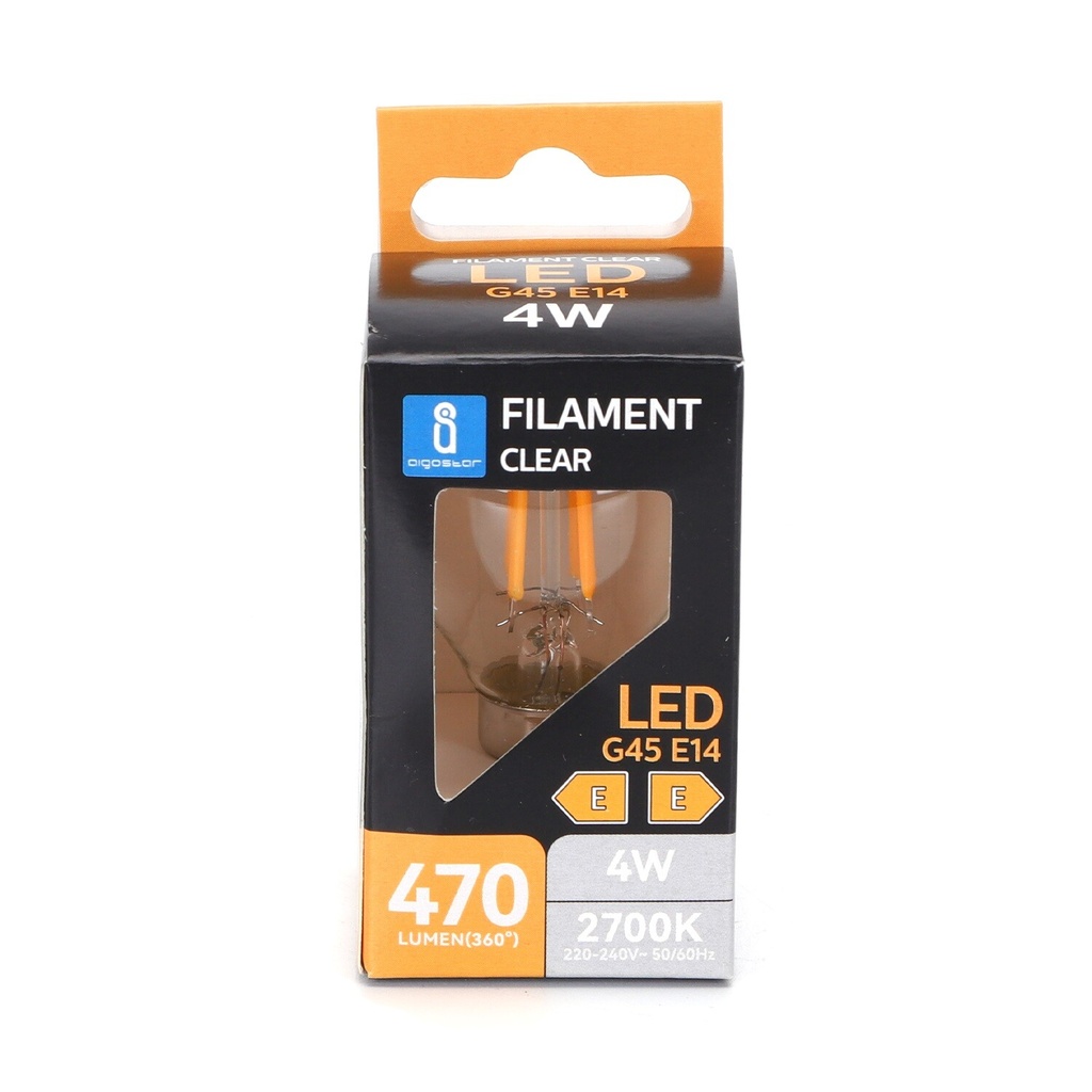 LED filament lamp E14 G45 4W 2700K - Image 3