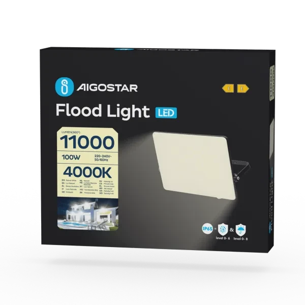 LED Floodlight 100W, 4000K IP65 IK04 - Image 4