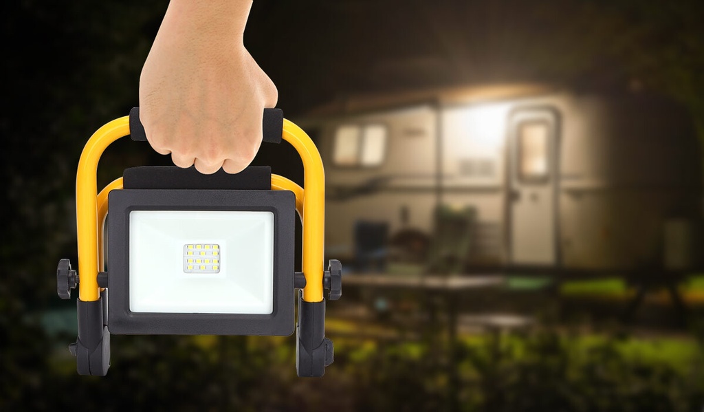 Led Floodlight 100W with portable stand - Image 2