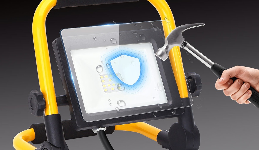 Led Floodlight 100W with portable stand - Image 8