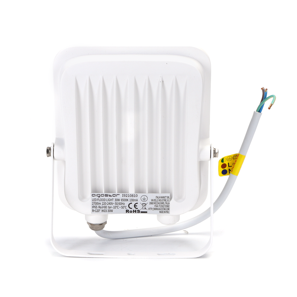 LED floodlight 30W 6500K IP65 IK07 White - Image 3