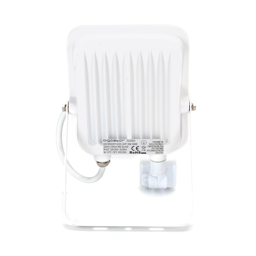 LED flood light 30W PIR 6500K IP65 IK07 - Image 3
