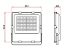 LED floodlight PRO 200W IP66 3000K 830 - Image 4