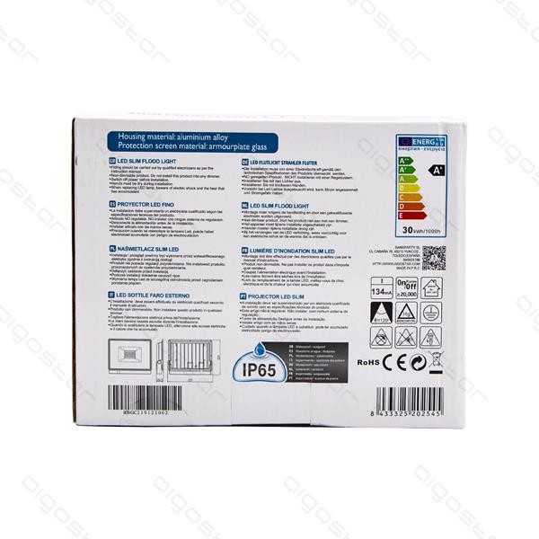 LED floodlight white 30W 4000K - Image 5