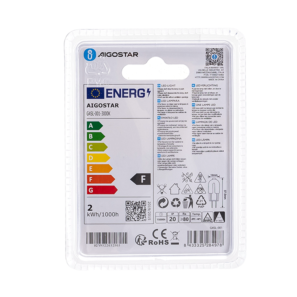 Led G4 1,3W warm white DC 12V 3000K - Image 6