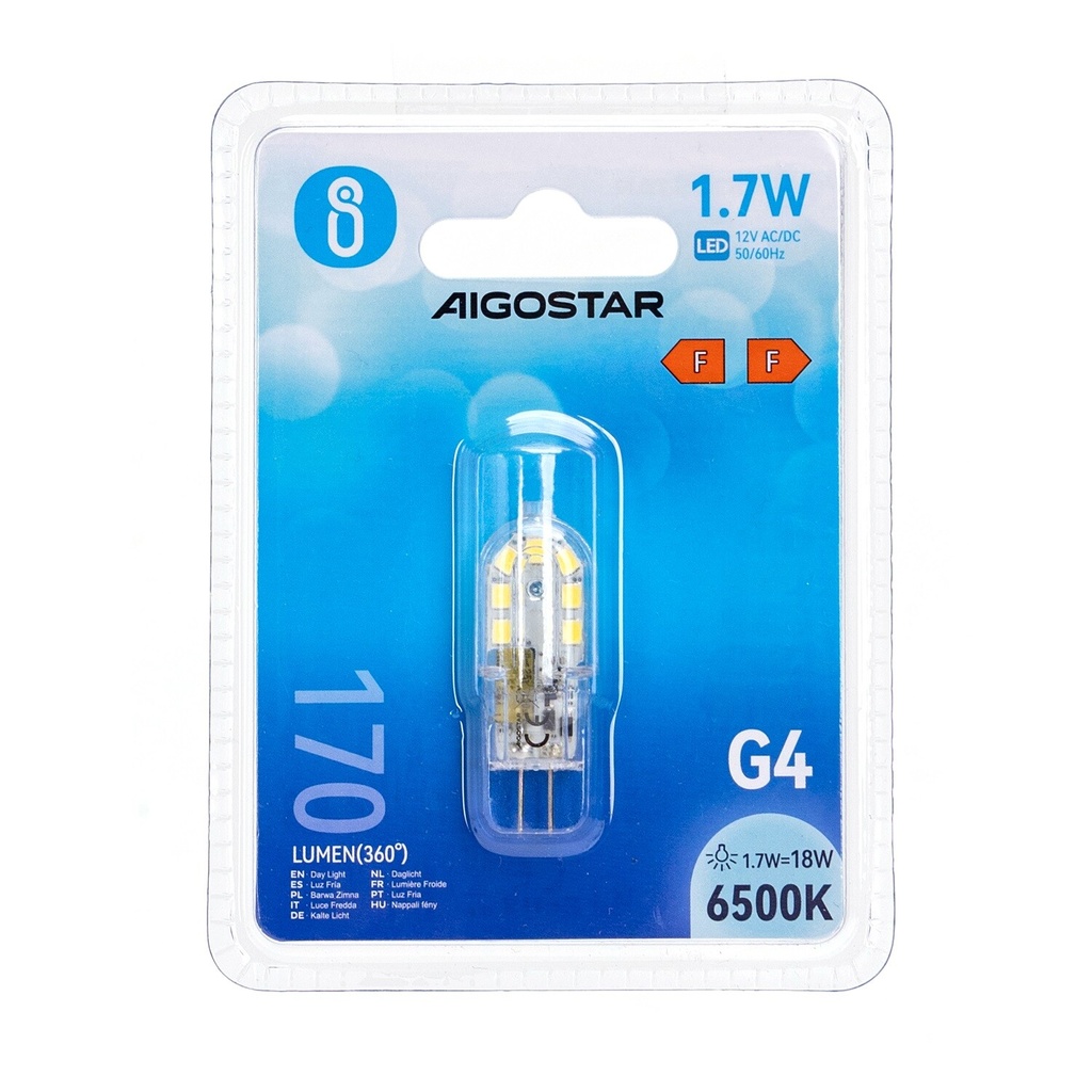 LED G4 1.7W daylight 6500K, 12V AC/DC - Image 5