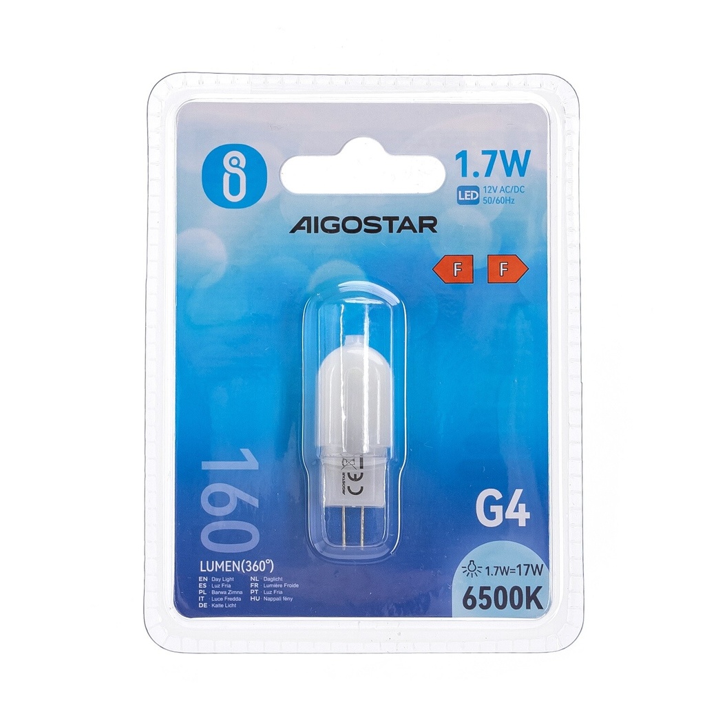 Led G4 1.7W daylight AC/DC 12V 6500K - Image 5