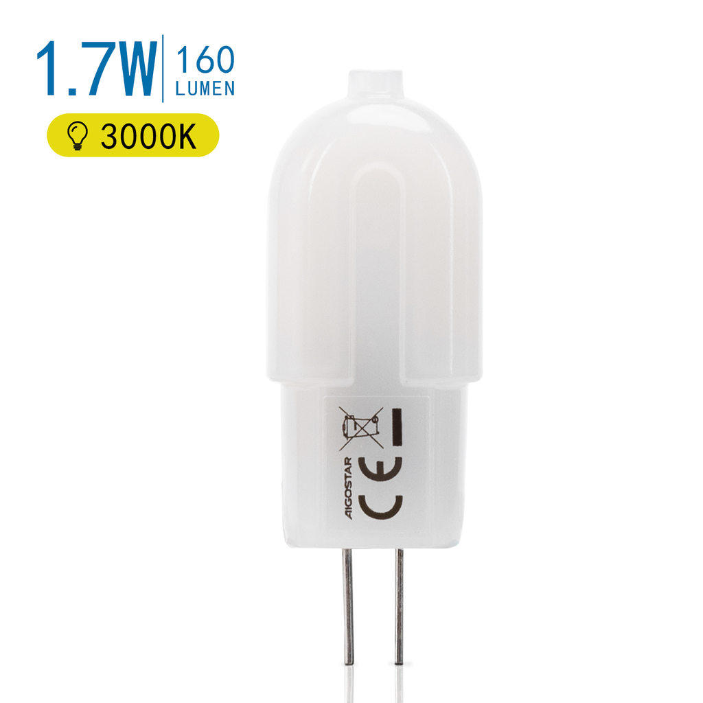 Led G4 1,7W warm white AC/DC 12V 3000K - Image 2