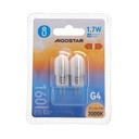 Led G4 1,7W warm white AC/DC 12V 3000K 2-pack - Image 4