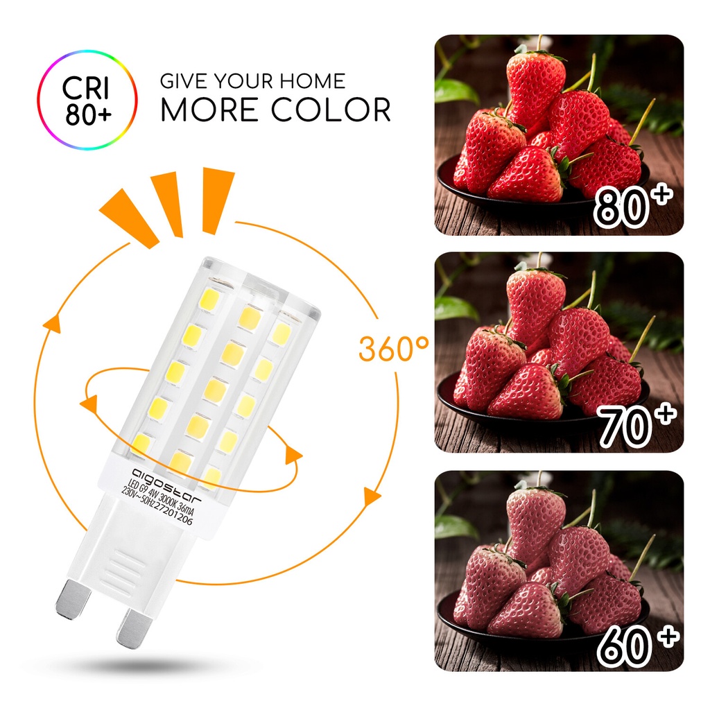 LED G9 3,4W 3000K - Image 5