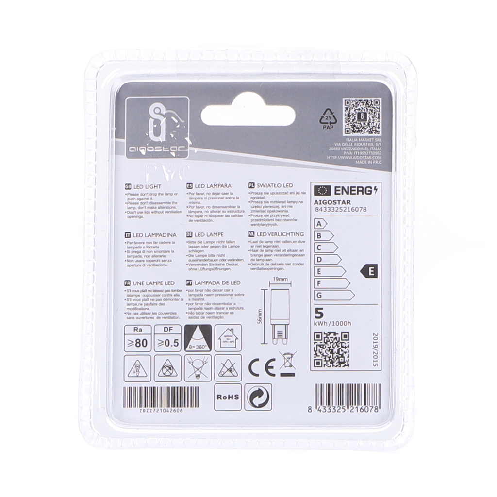 LED G9 4,8W 3000K - Image 4