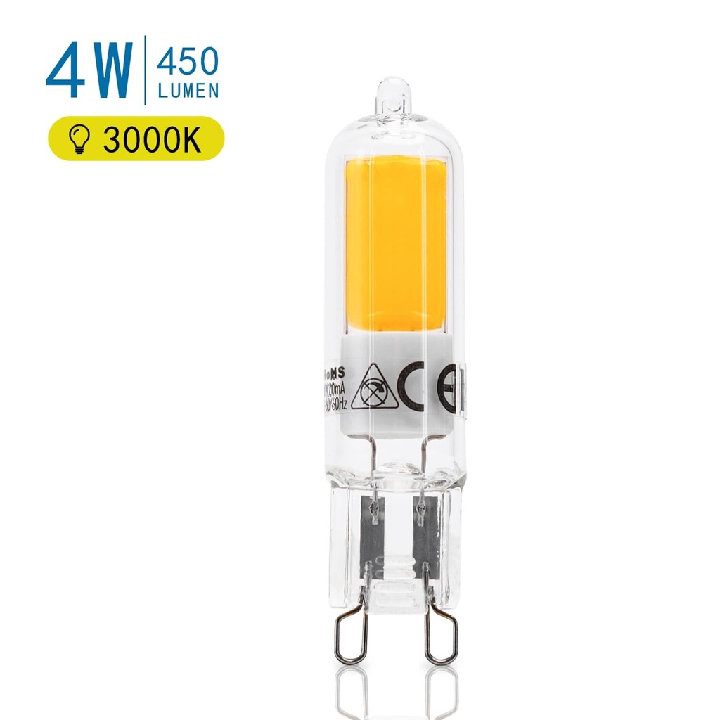 LED G9 4W 3000K Glass - Image 3