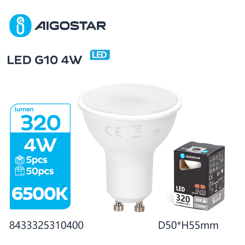 LED GU10 4W 6500K 865 - Image 3