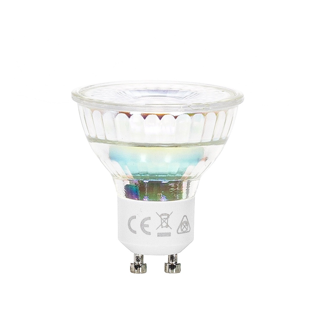 LED GU10 COB 4.5W Glass 3000K Warmwhite - Image 2